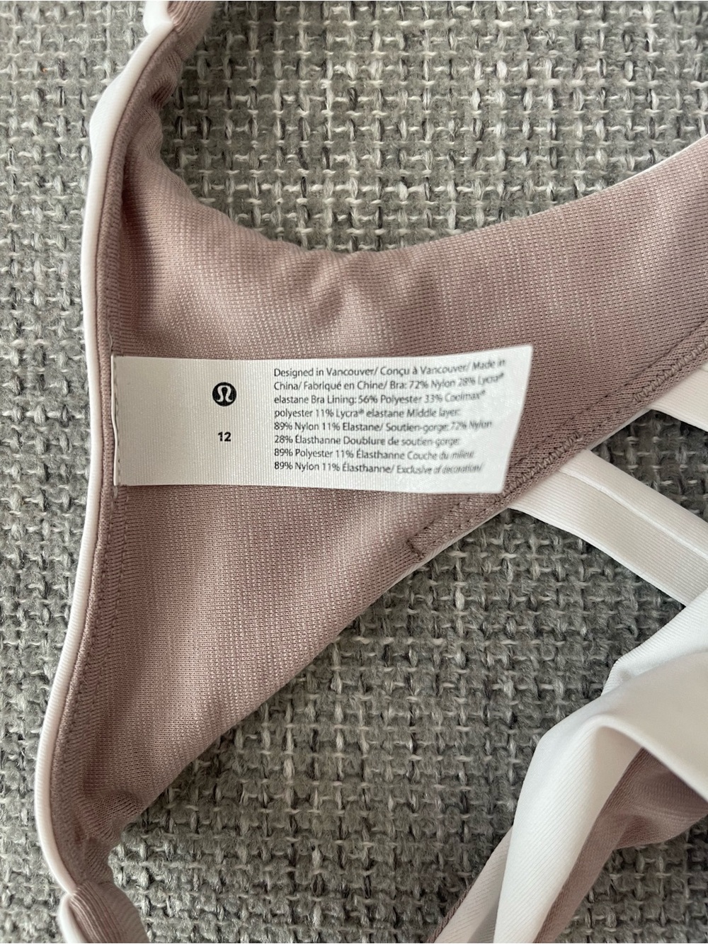 lululemon athletica Strong Lines Bra - White - Picture 4 of 4